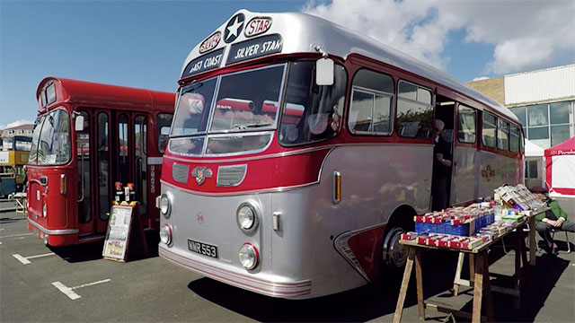 Buses at the Scarborough Bus Fest 2017